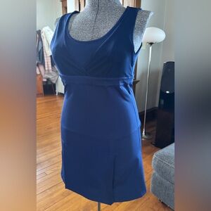 Athleta Active Wear Tennis or Sport Dress in EUC Royal Blue Sz M ? Bust Support